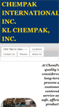 Mobile Screenshot of chempak.net